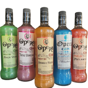 Gin Opera C/ Glitter 900ml - Sabores